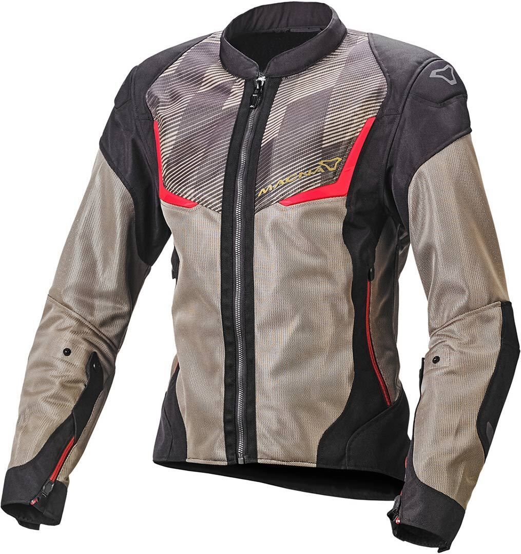 Macna Orcano Ladies Motorsykkel Tekstil Jakke XL Svart Brun