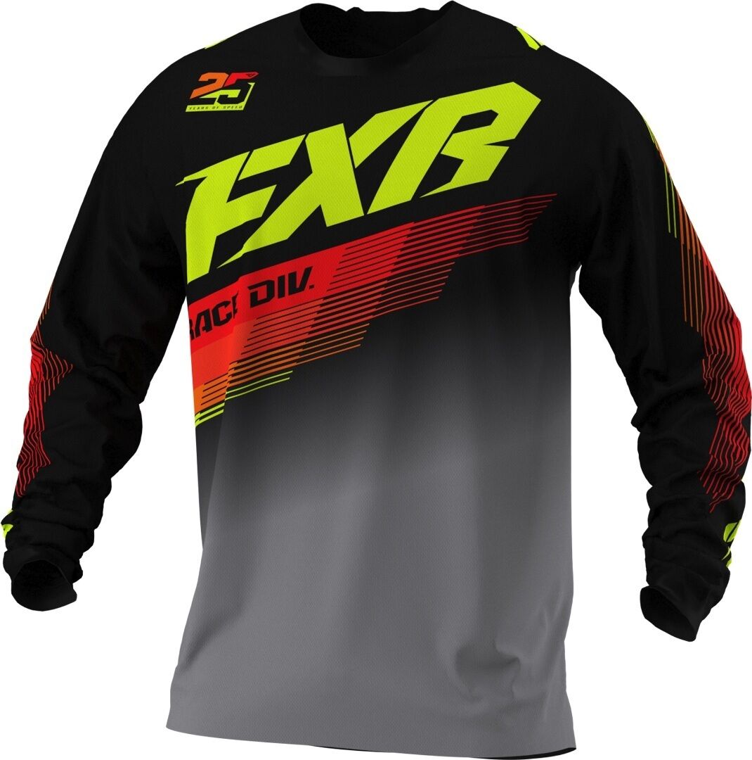 FXR Clutch MX Gear Motocross Jersey S Svart Gul