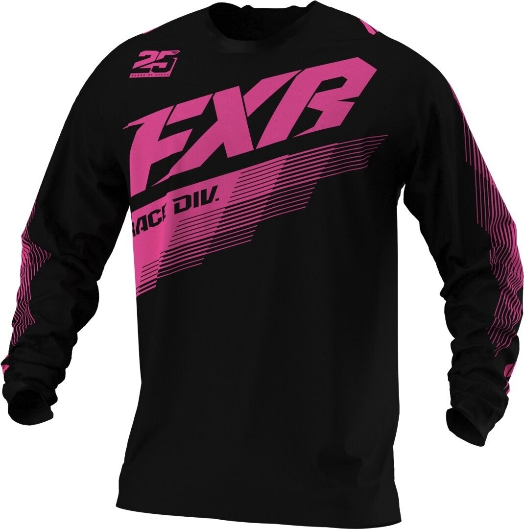 FXR Clutch MX Gear Motocross Jersey L Svart Rosa