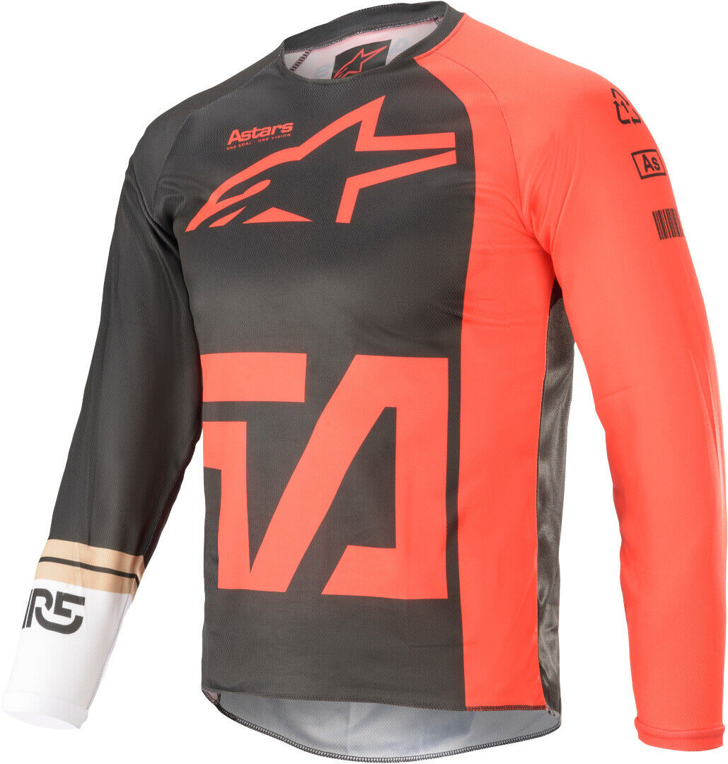 Alpinestars Racer Compass Ungdom Motocross Jersey S Svart Rød