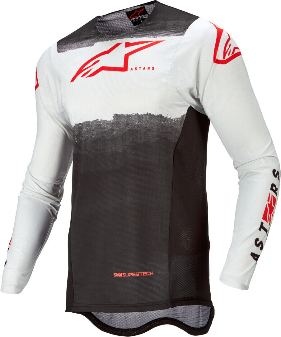 Alpinestars Supertech Foster Motocross-trøyen XL Svart Hvit Rød
