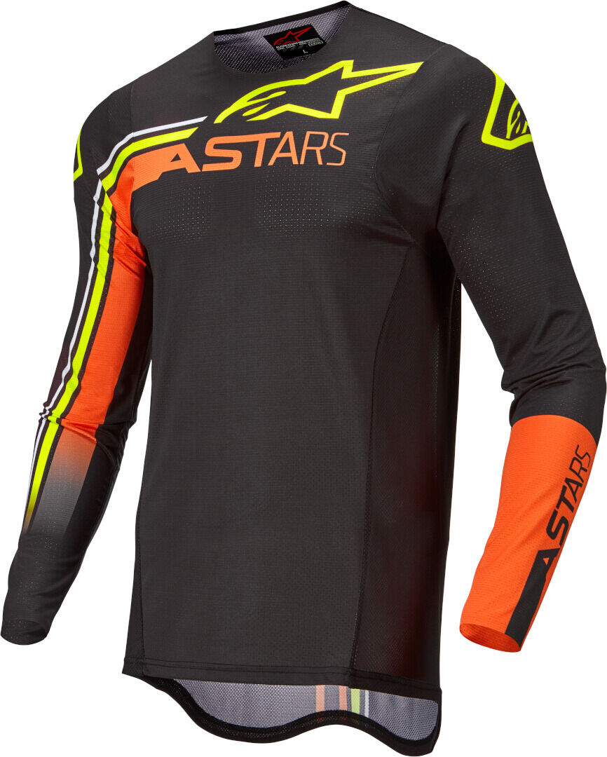 Alpinestars Supertech Blaze Motocross-trøyen 2XL Svart Oransje