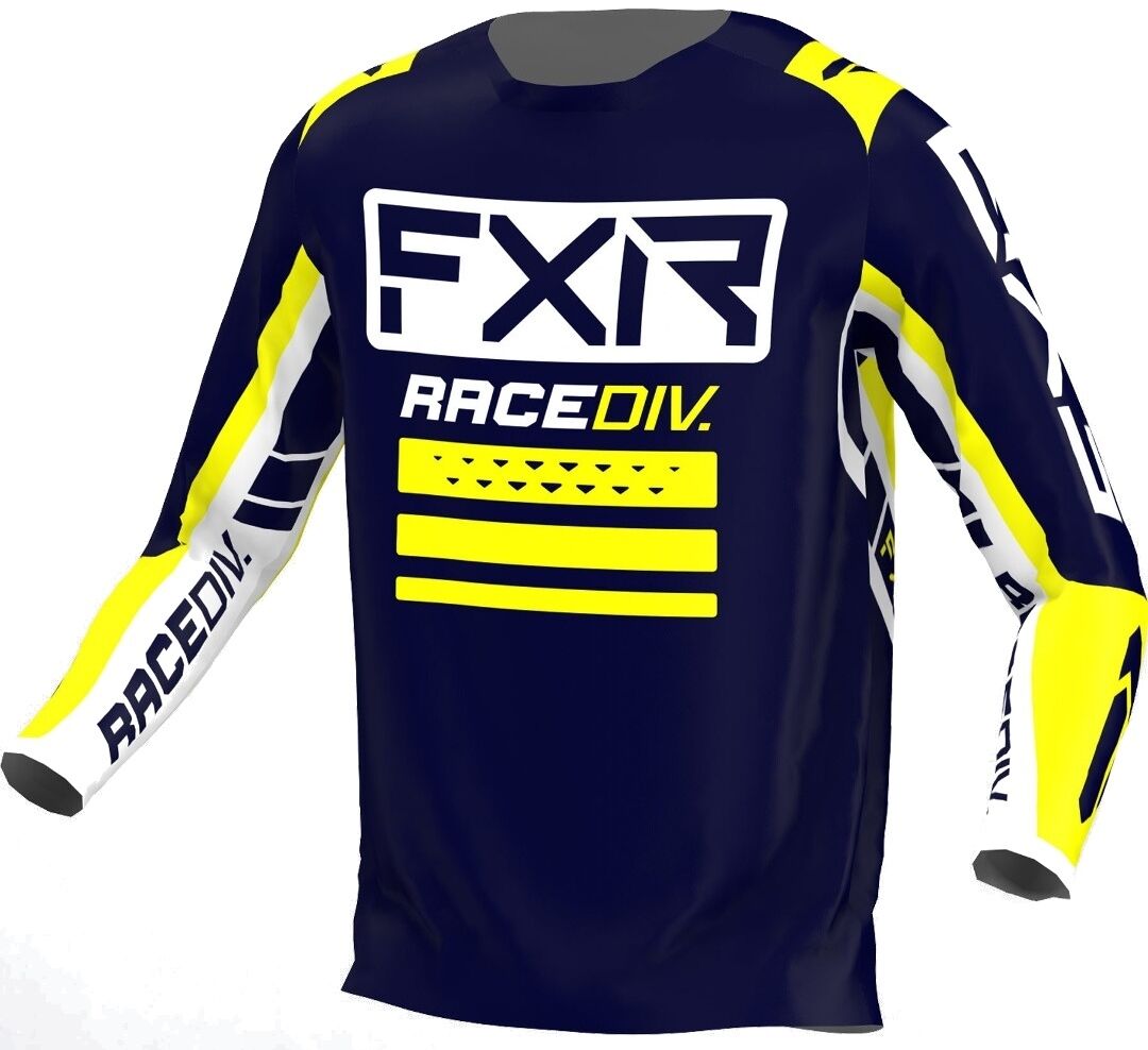 FXR Clutch Pro Motocross-trøyen S Blå Gul
