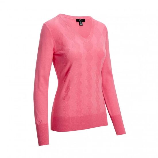 Callaway V- Neck Rosa - Genser Dame