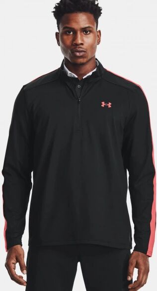 Under Armour Storm Midlayer 1/2 Zip - Svart/Rød - Genser