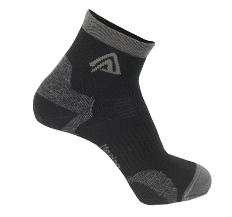 Aclima Running Socks, 2pk Jet Black  40-43