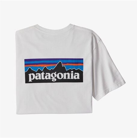 Patagonia P-6 Logo Responsibili-Tee, M's White  XL