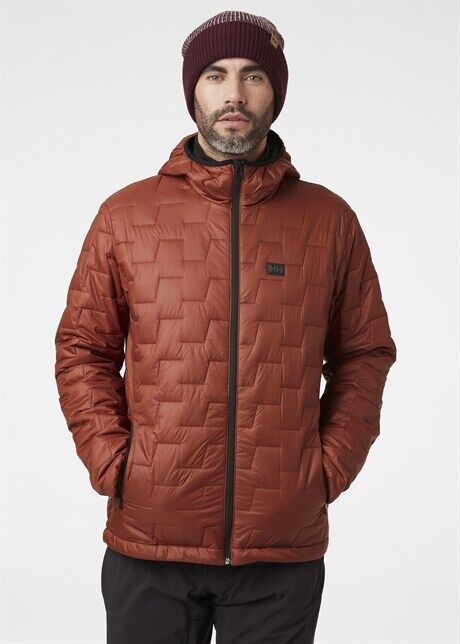 Helly Hansen Lifaloft hooded insulator jacket, herre Redwood  L