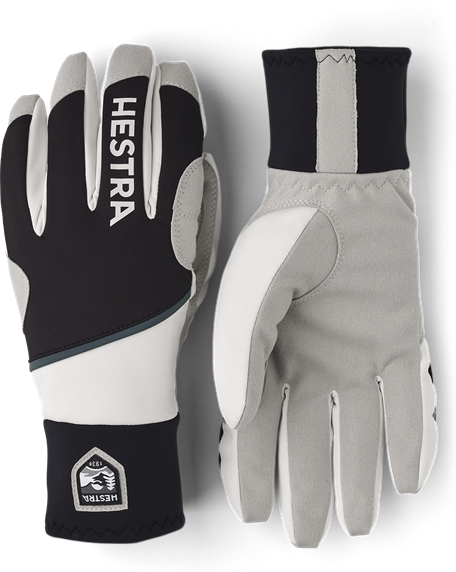 Hestra Comfort Tracker 5-finger Black &amp; Ivory  7