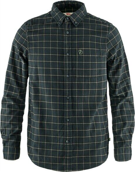 Fjällräven Övik Flannel Shirt Dark Grey  XL