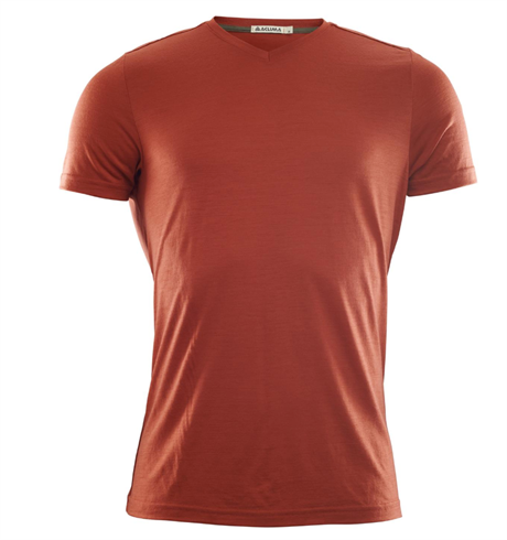 Aclima LightWool T-shirt, M's Red Ochre  M