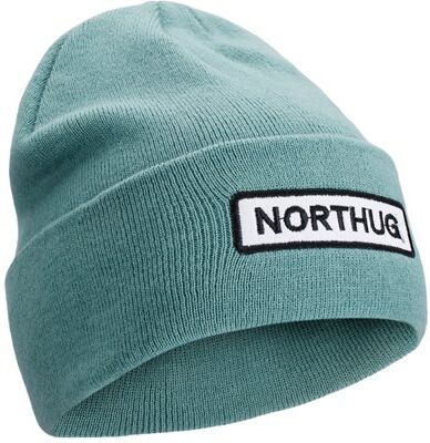 Northug Idre Ribbed Wool Beanie, Unisex Oil Blue