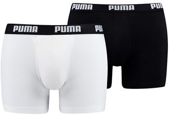 Puma 2pk Boxer White/Black  XL