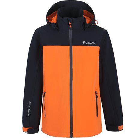 ZigZag Bloomer AWG W-PRO 15000 jakke, barn Shocking Orange  8 år