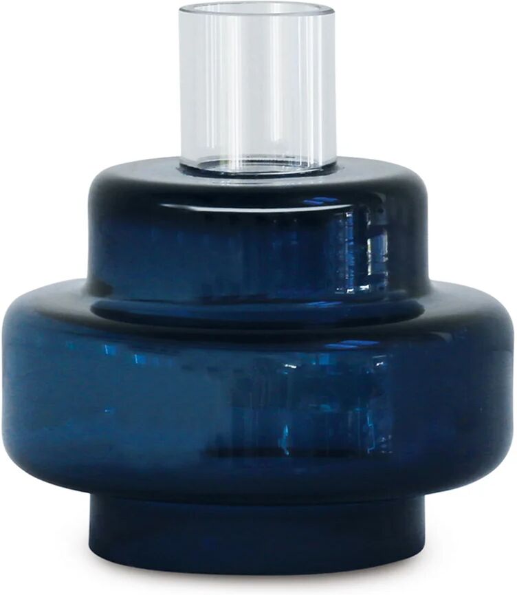 Ro Collection Glass candlestick no. 54 Indigo blue