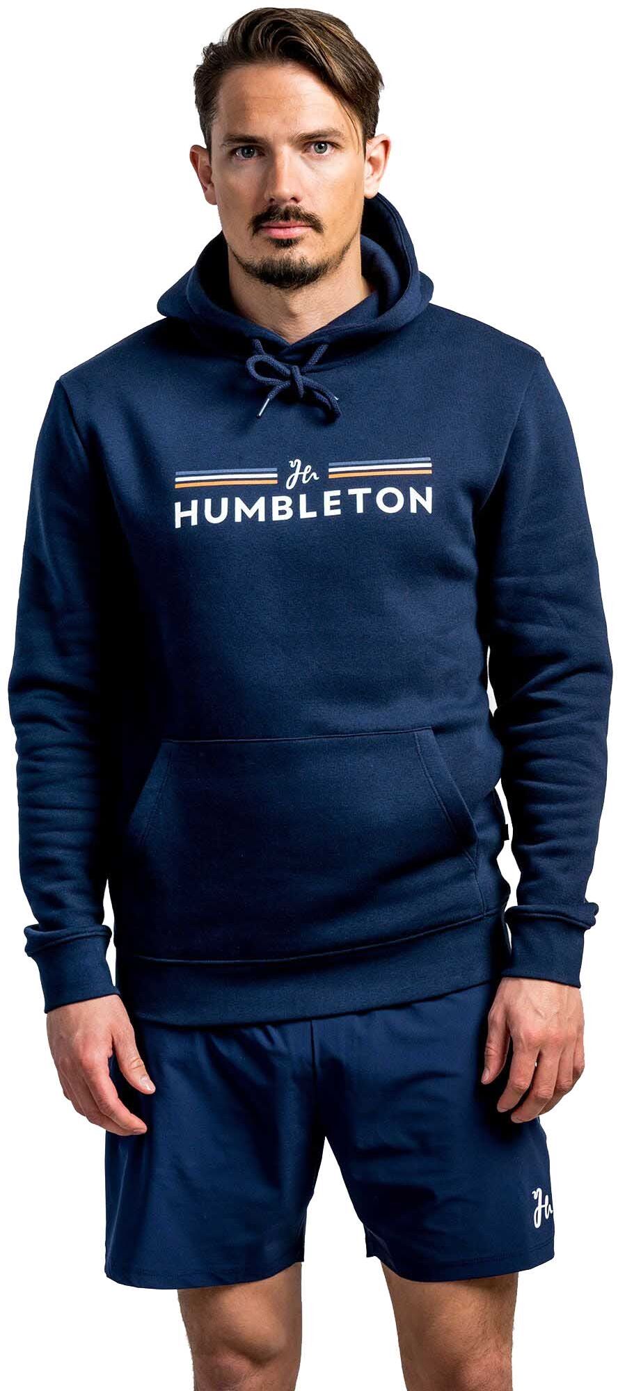 Humbleton Harvey Padel Hoodie Dark Ocean Blue L