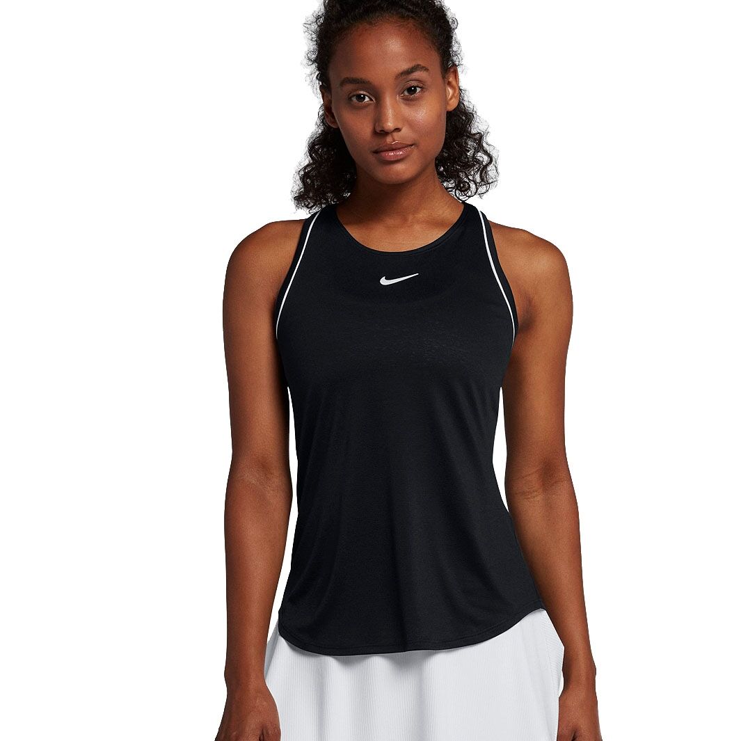 Nike Court Dri-Fit Tank Black L