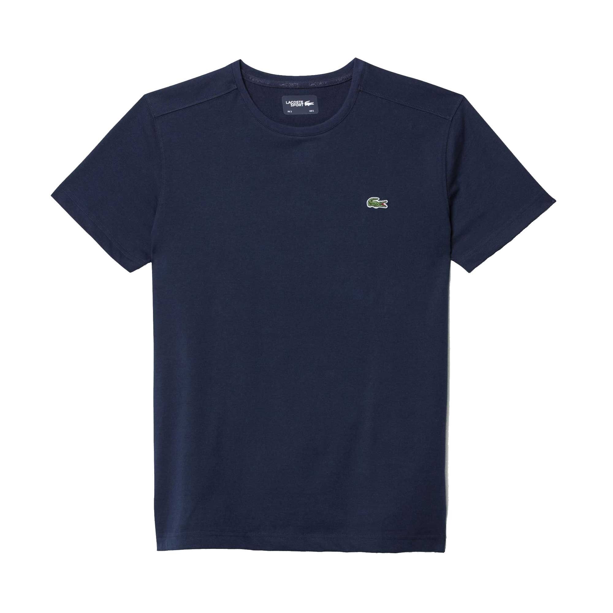 Lacoste Sport Men Crew Neck Tee Navy M