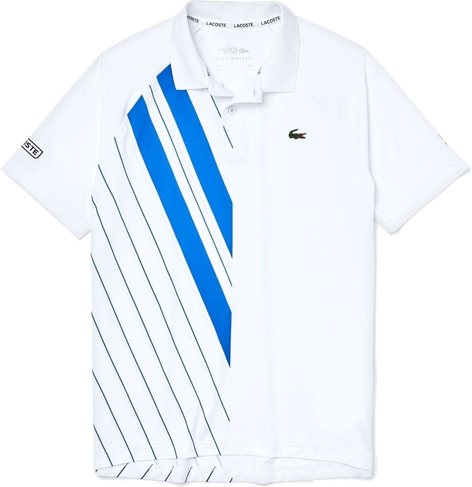 Lacoste Men's SPORT x Novak Djokovic Print Stretch Jersey Polo Shirt S