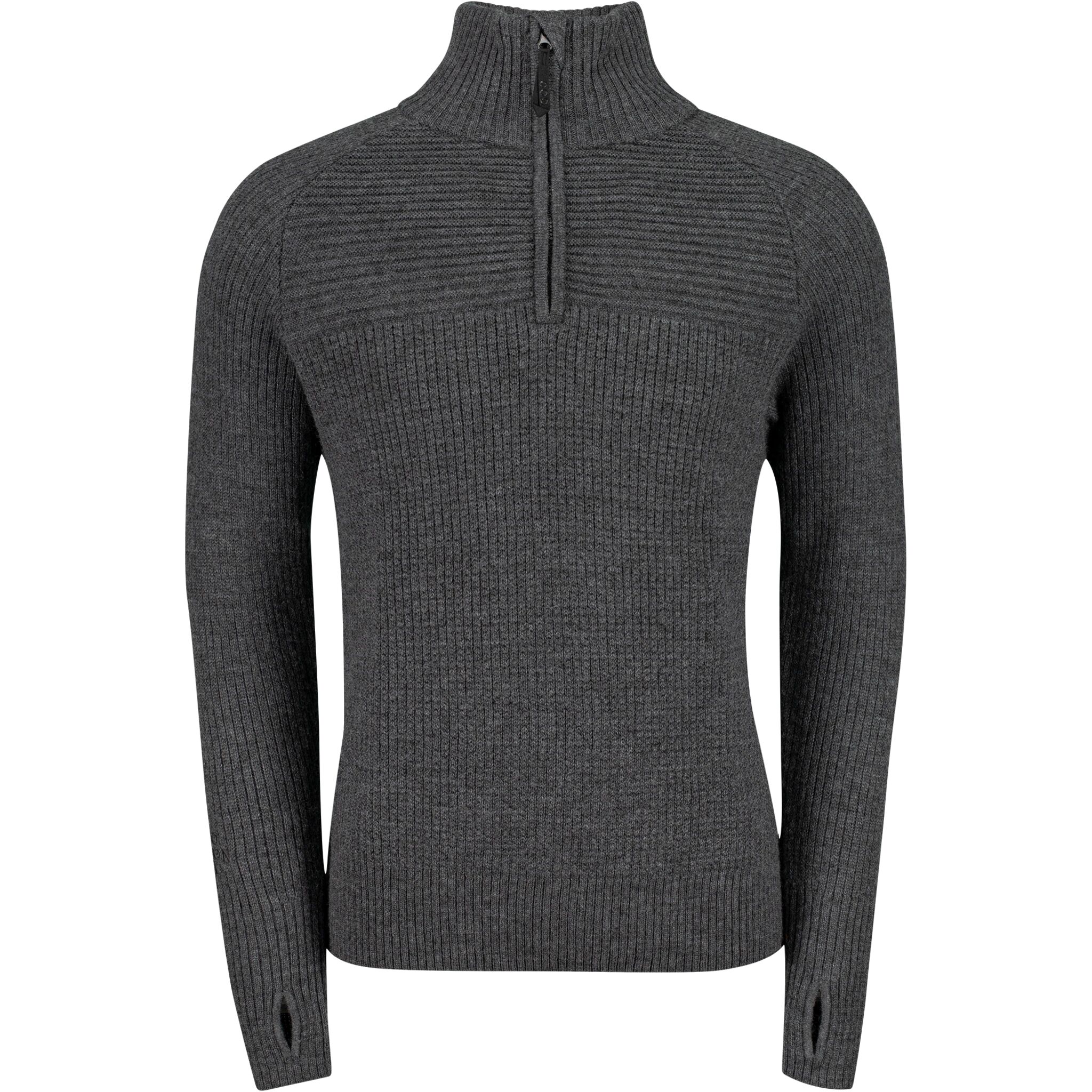 Neomondo Narvik Sweater, ullgenser unisex  L Dark Grey Melange