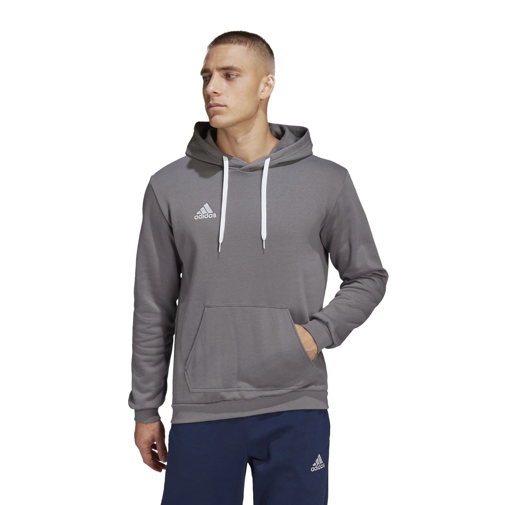 adidas ENT22 HOODY, hettegenser herre XXL Team Grey Four