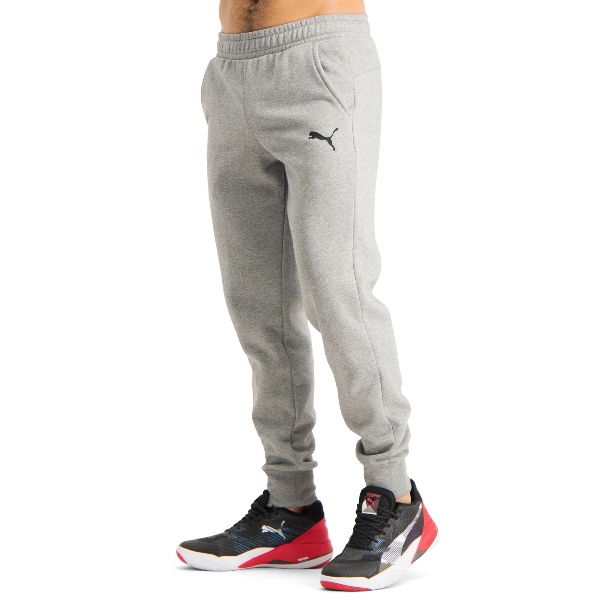 Puma Essentials Logo Pant, joggebukse herre  XXL Medium Gray Heather-