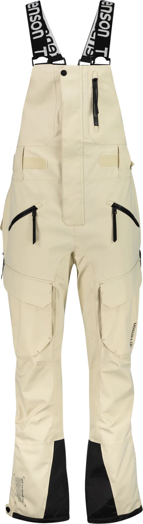 Tenson Sphere BIB Pants, skibukse dame M Light beige