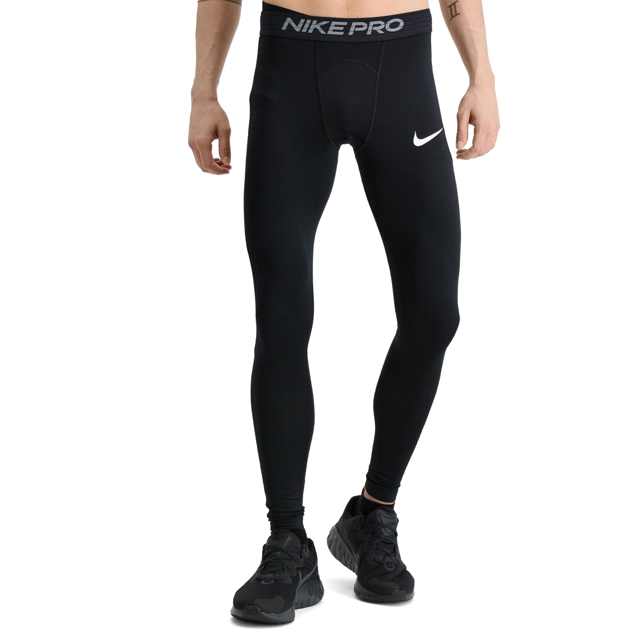 Nike Pro Tight, treningstights herre XXL BLACK/WHITE