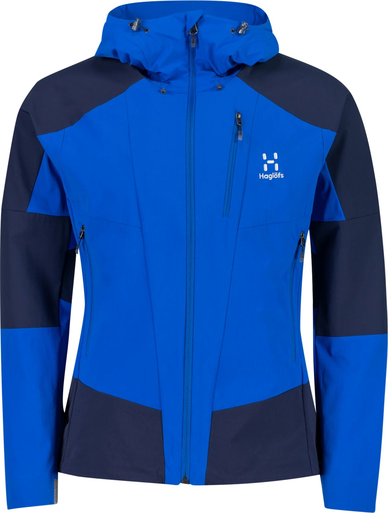 Haglöfs Zircon Jacket, softshelljakke herre L Storm Blue/Tarn Blue