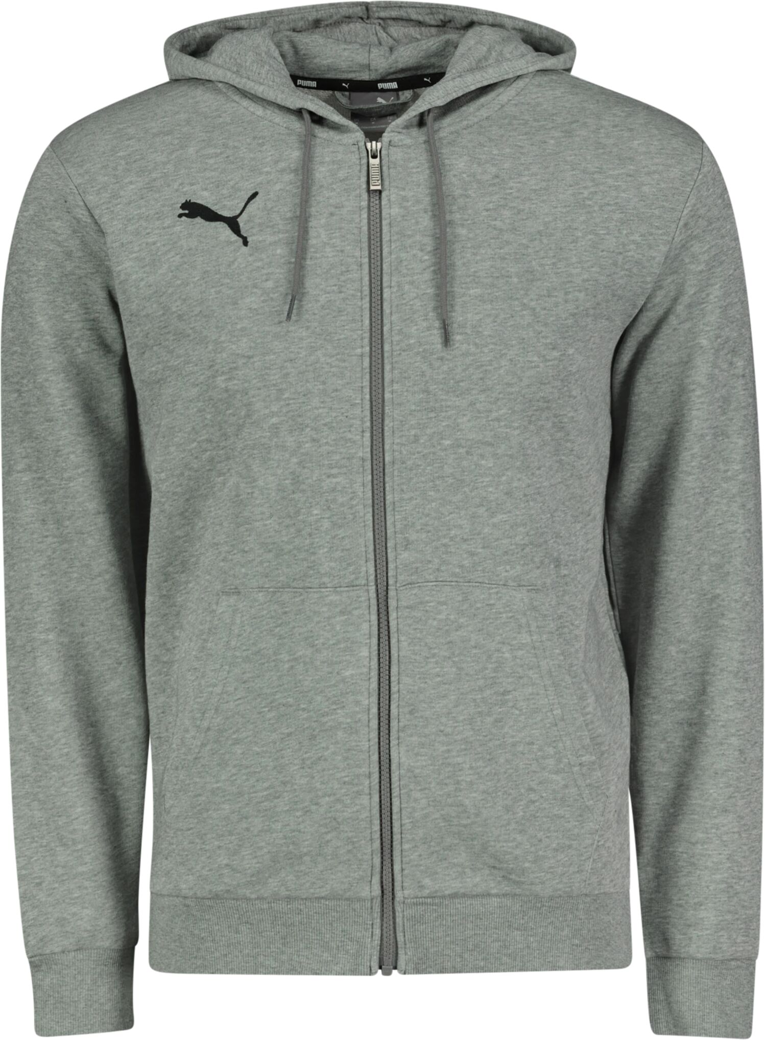 Puma teamGOAL 23 Casuals Hooded Jacket, hettejakke senior M Medium Gray Heather