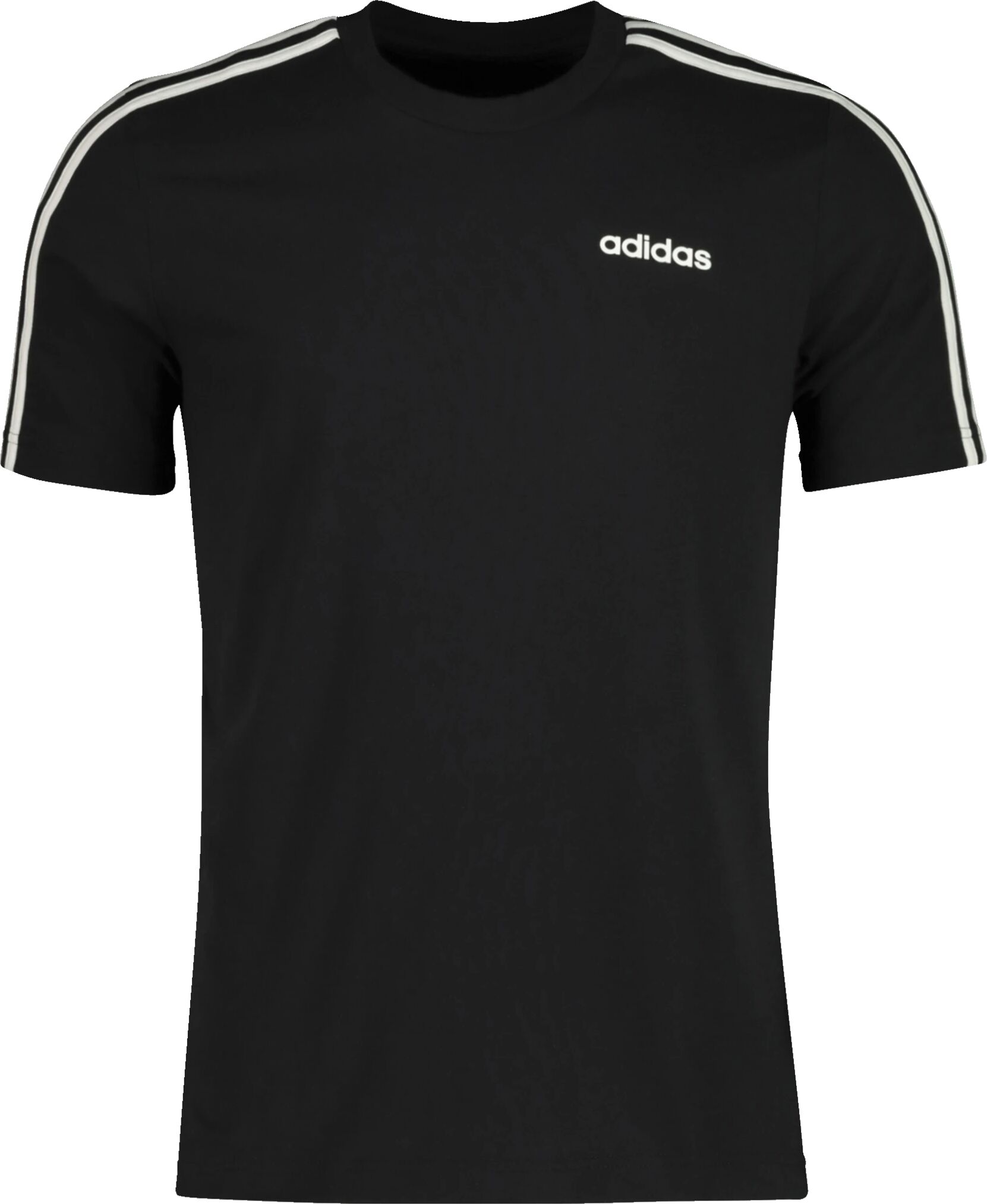 adidas Essential 3-Stripes Tee, t-skjorte herre M BLACK/WHITE