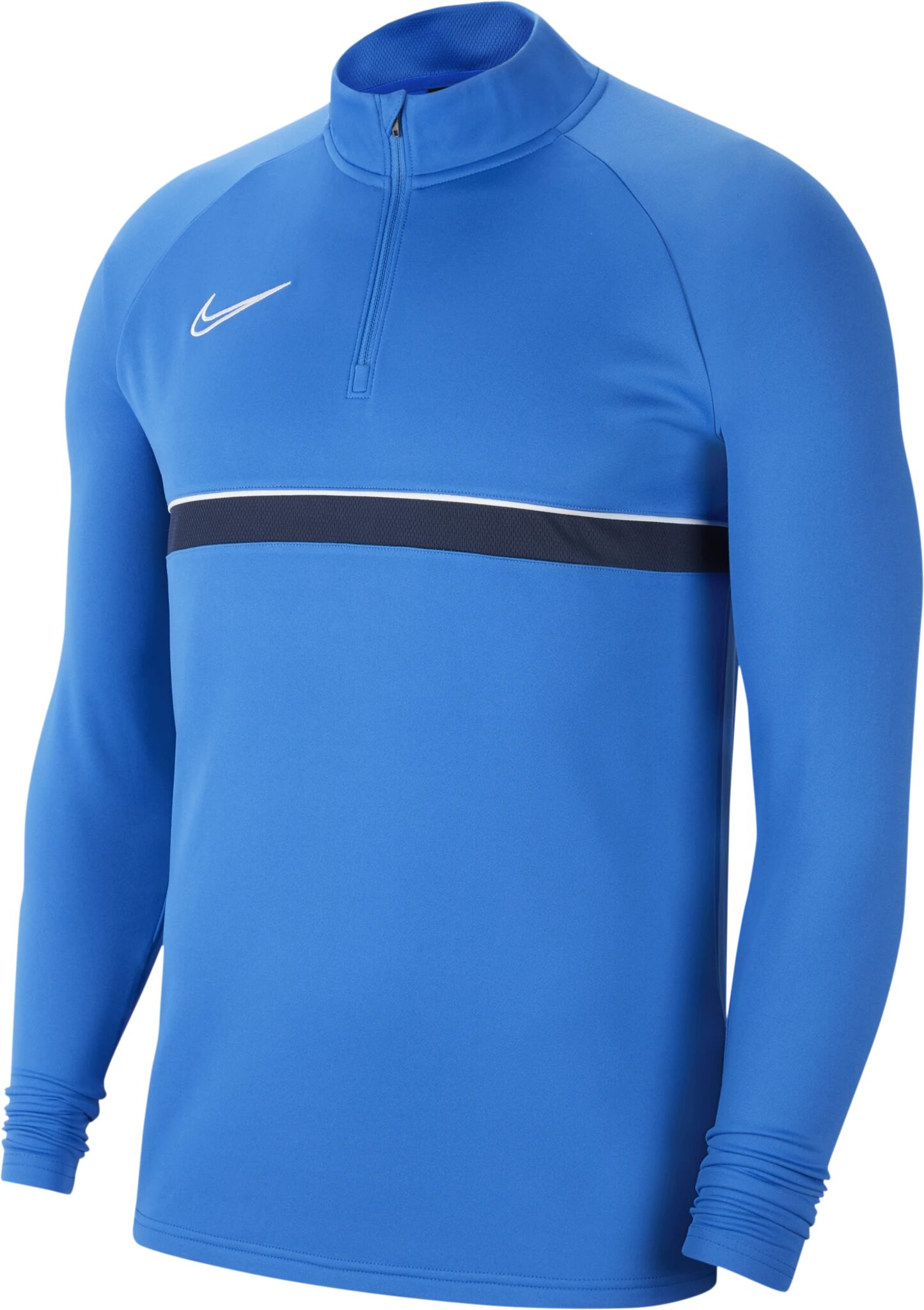 Nike DRY ACADEMY 21 DRIL TOP, treningsgenser senior XL Royal Blue/white/obs