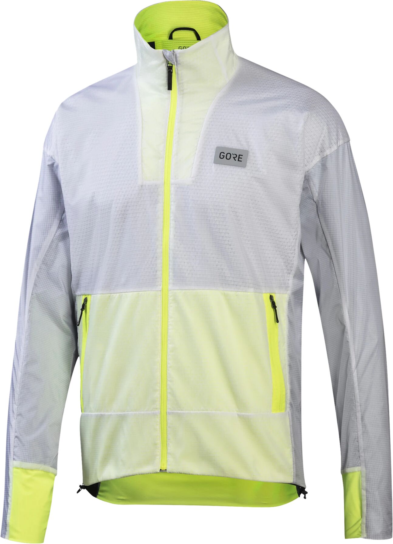 GORE Wear Drive Jacket, løpejakke herre M White/Neon yellow