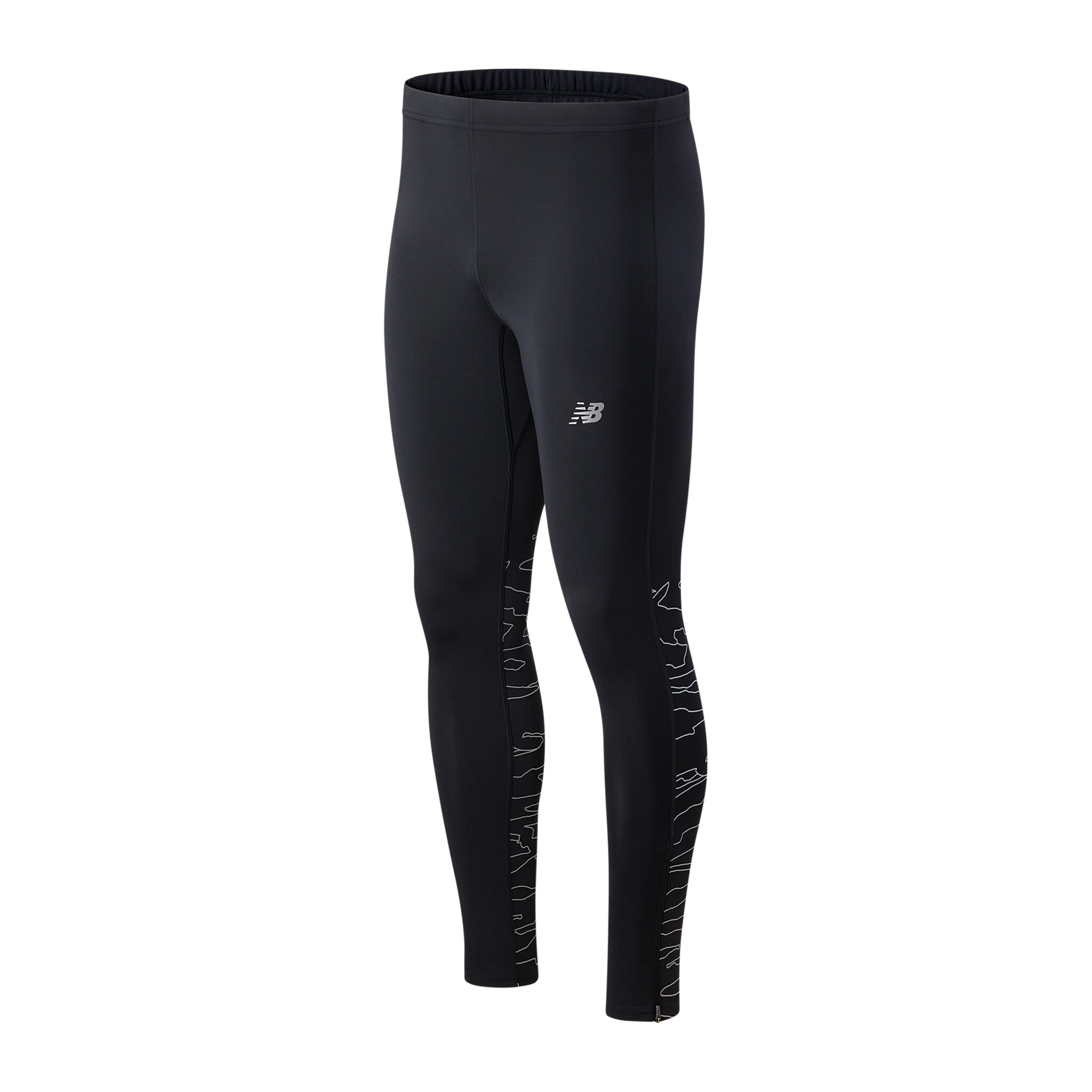 New Balance Printed Accelerate Tight, tights herre M Black Camo