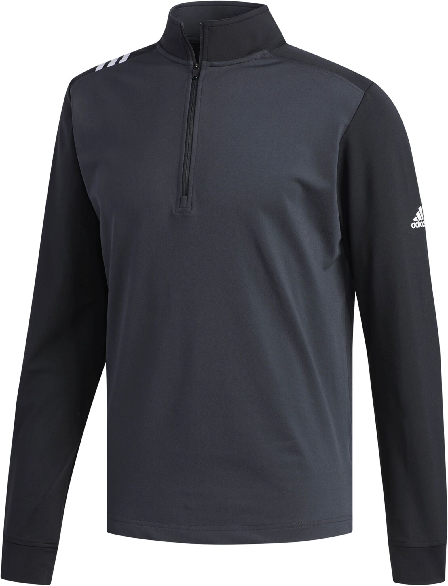 adidas 3-Stripe Advanced Midlayer, golfgenser herre XXL CARBON/BLACK