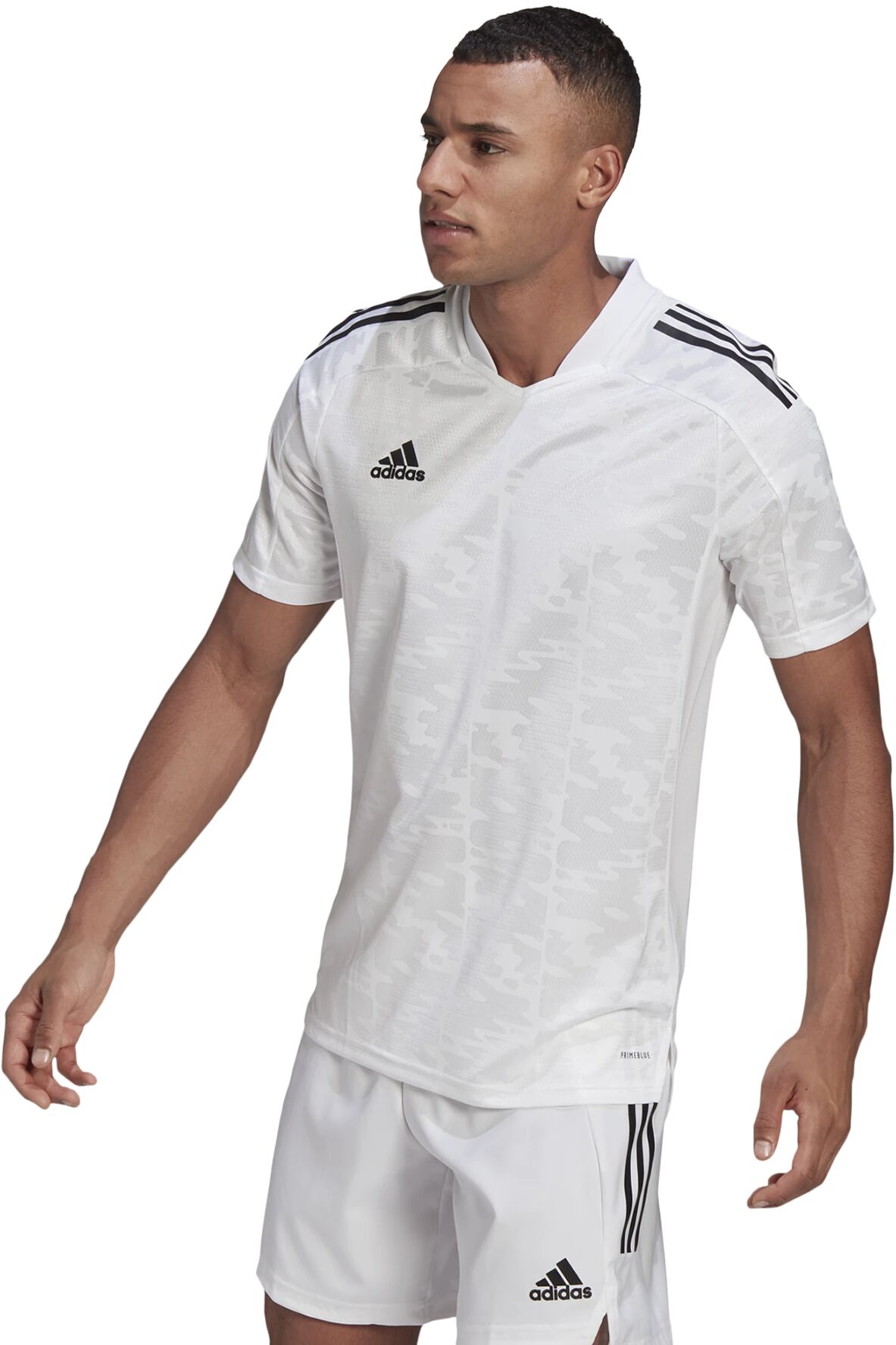 adidas CONDIVO 21 JERSEY PRIMEBLUE, treningstrøye senior S WHITE/BLACK