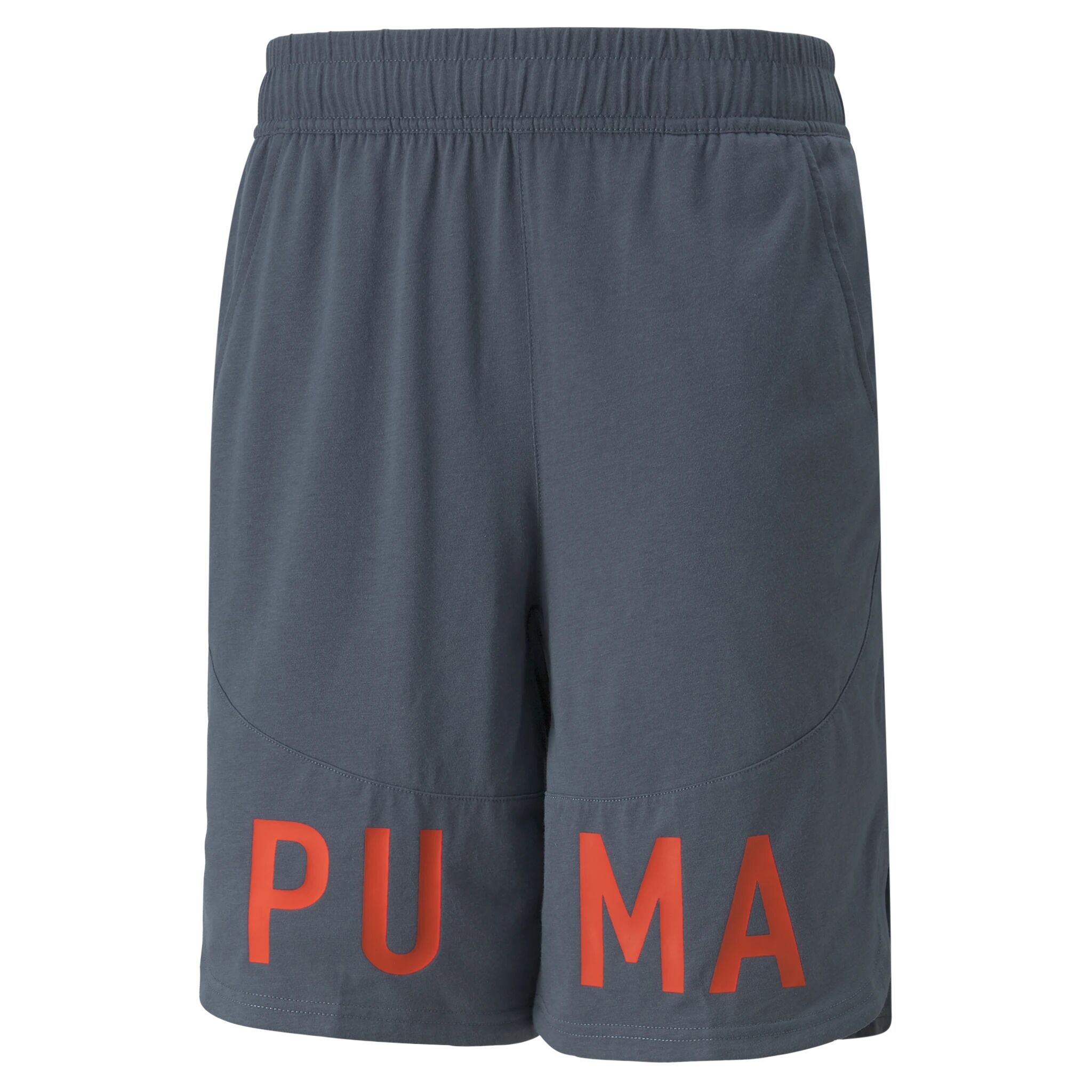 Puma TRAIN LOGO 9″ SHORT, treningsshorts herre M Dark Slate