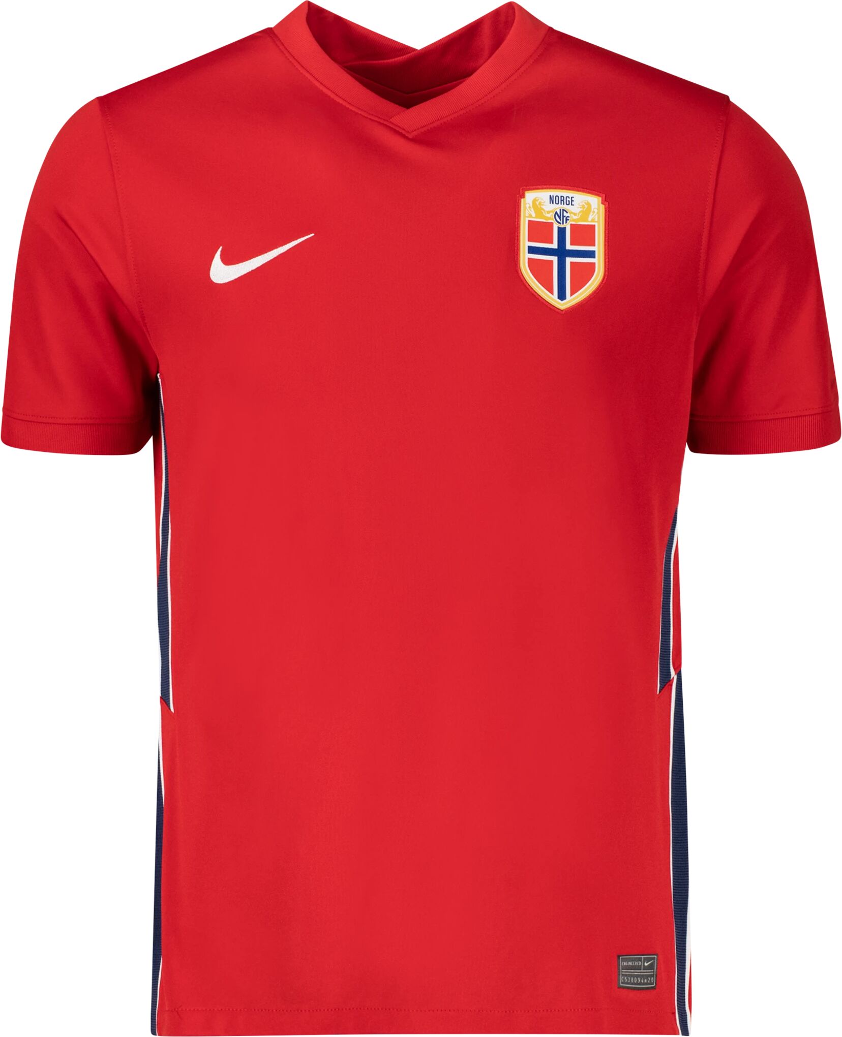 Nike Norge Fotballdrakt 20/21 Hjemme, senior M Gym Red/white