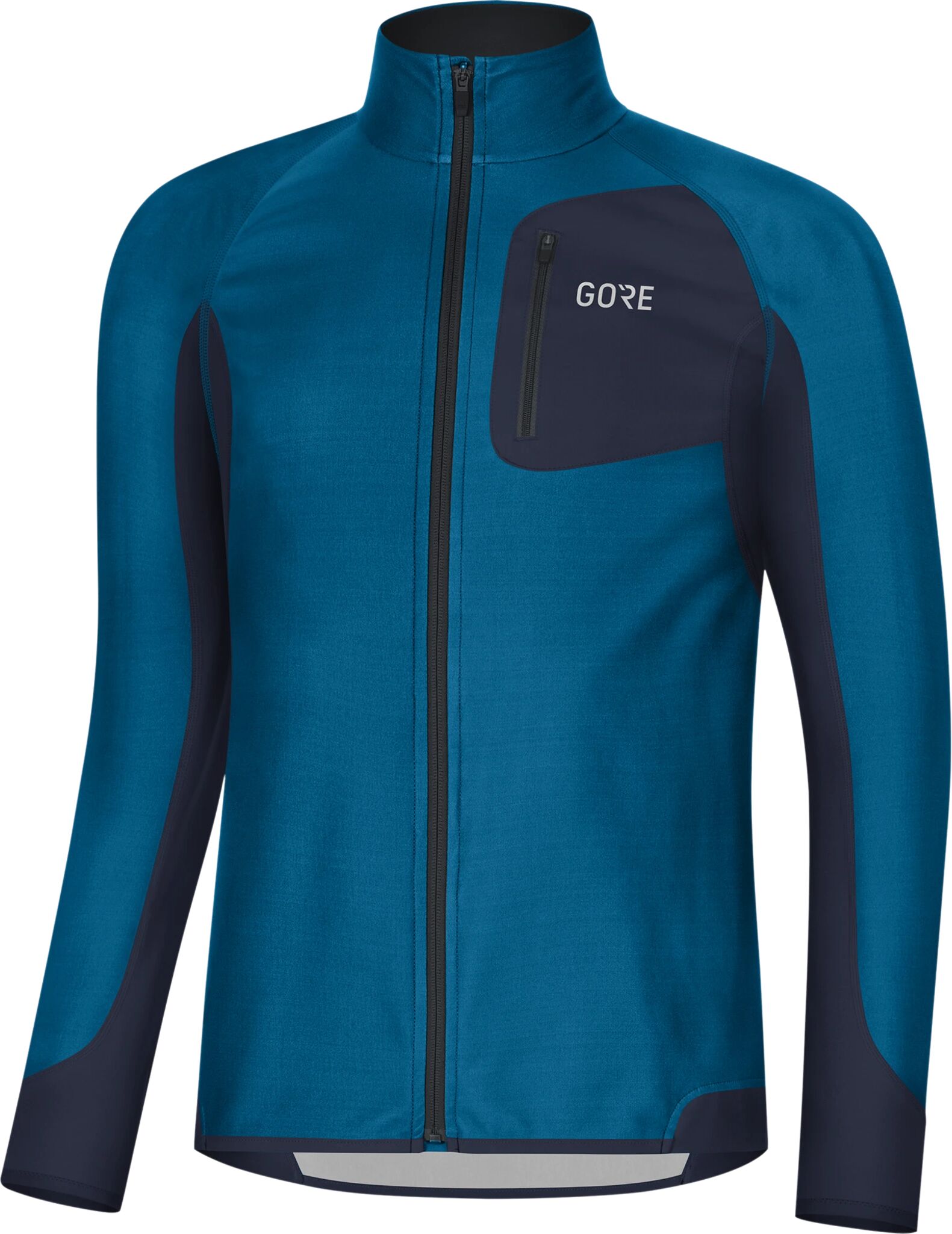 GORE Wear Wear Partial Gore®R3 Windstopper®Shirt, treningsjakke herre M Sphere Blue/Orbit Bl