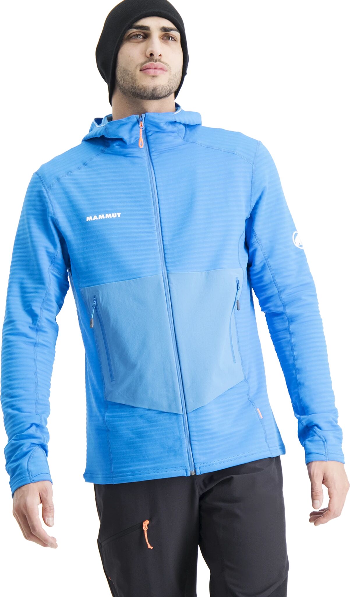 Mammut Aconcagua Light ML Hooded Jacket, fleecejakke herre 48/M Gentian