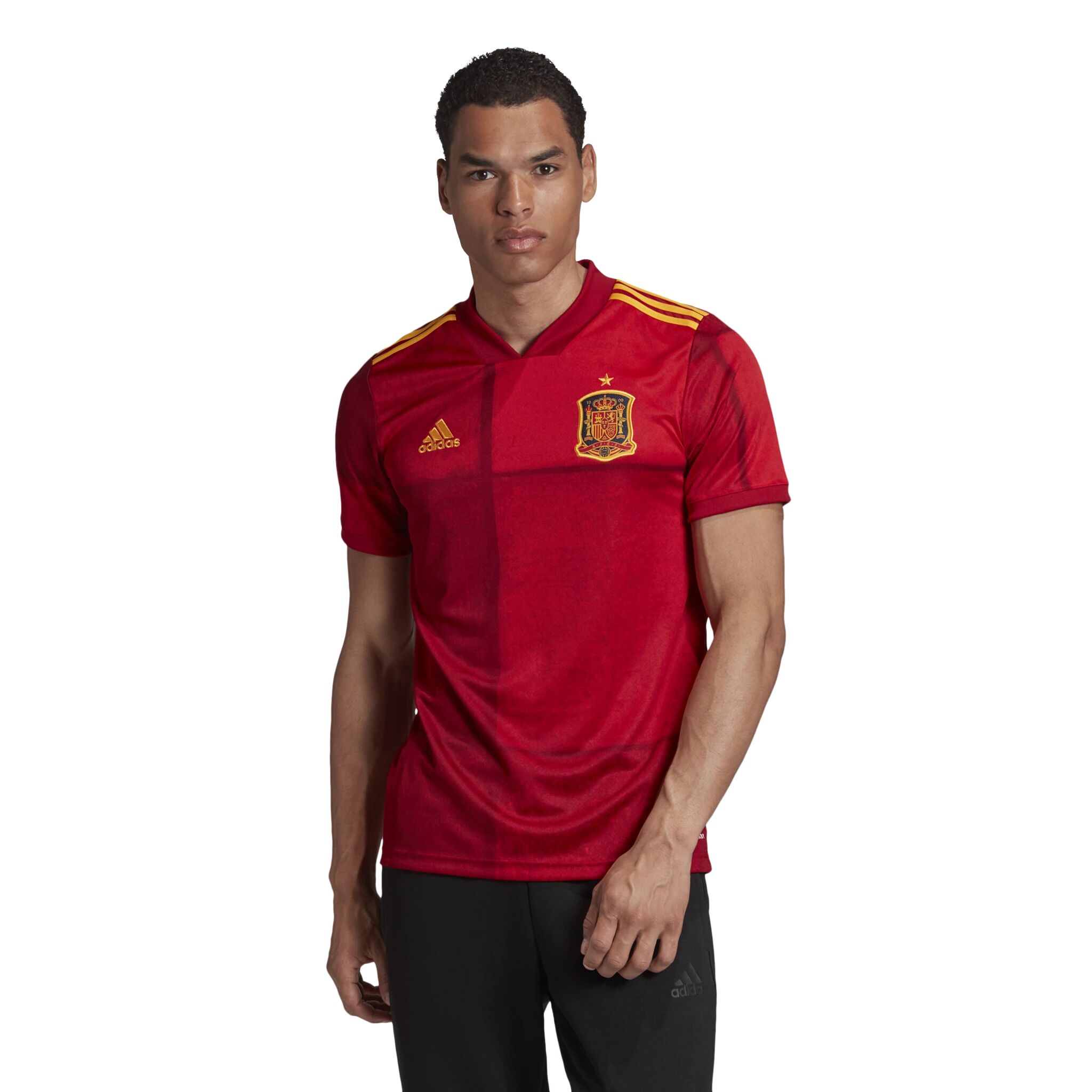 adidas Spain Home Jersey EC 20, fotballtrøye senior S VICTORY RED