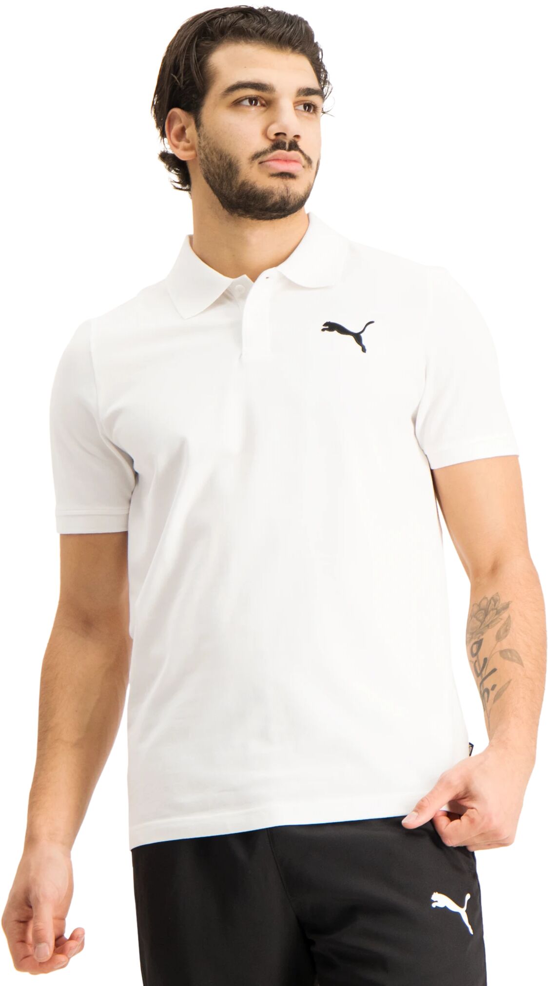 Puma Essentials Pique Polo, t-skjorte herre L Puma White-Cat