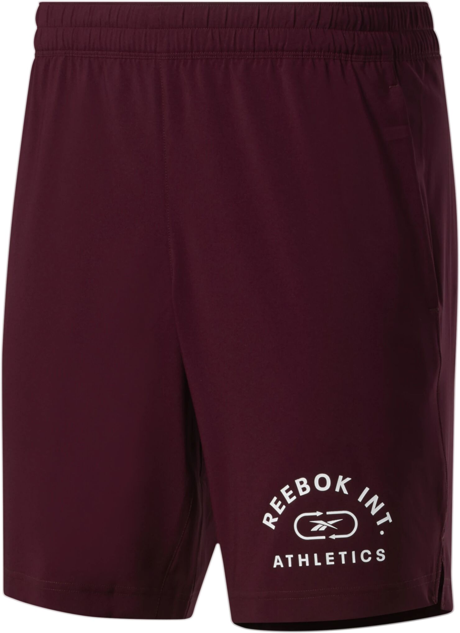 Reebok WOR WOVEN GRAPHIC SHORT, treningsshorts herre S Maroon