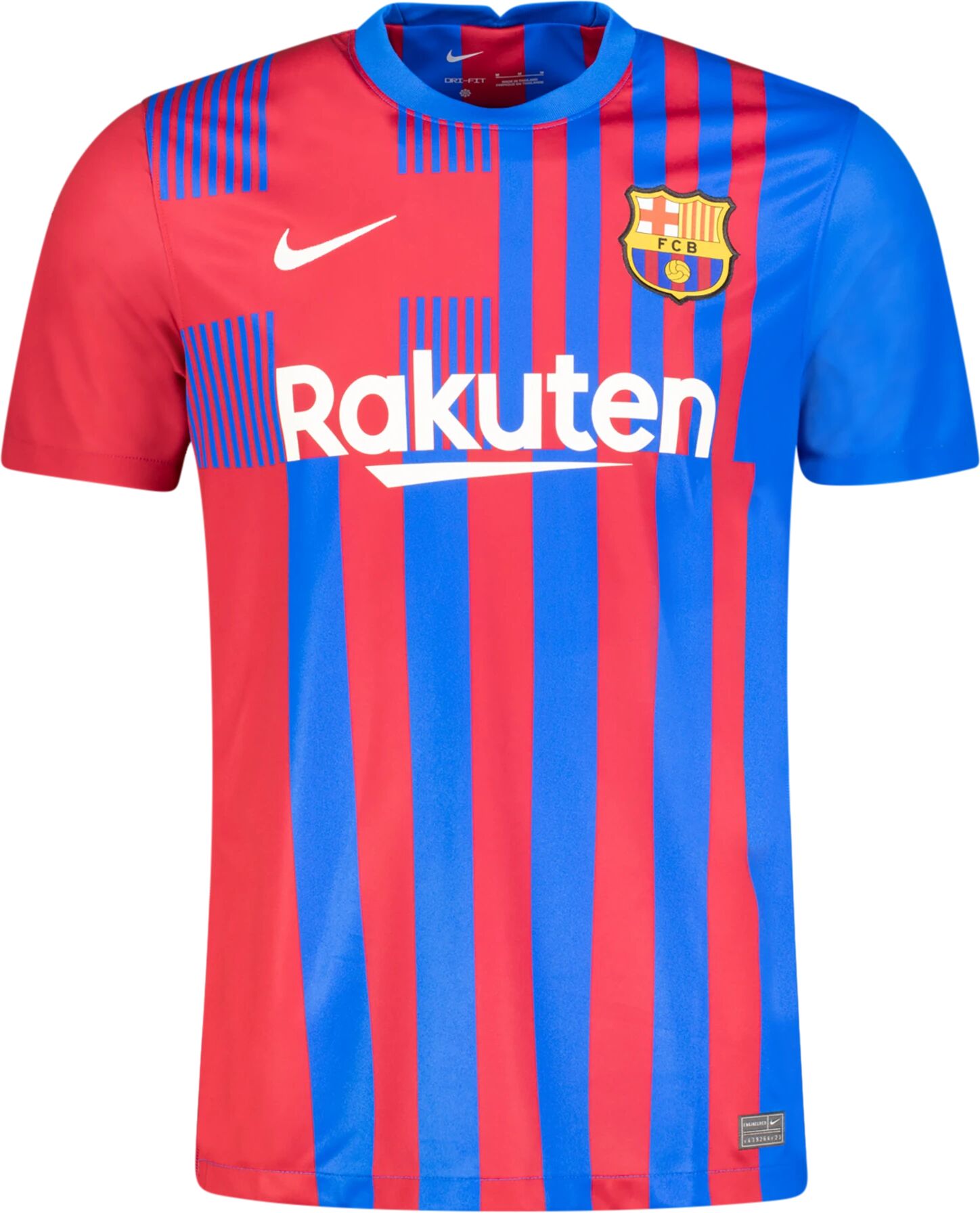 Nike FC BARCELONA M NK DF STADIUM JSY SS HOME 21/22, fotballdrakt senior L Soar/pale Ivory