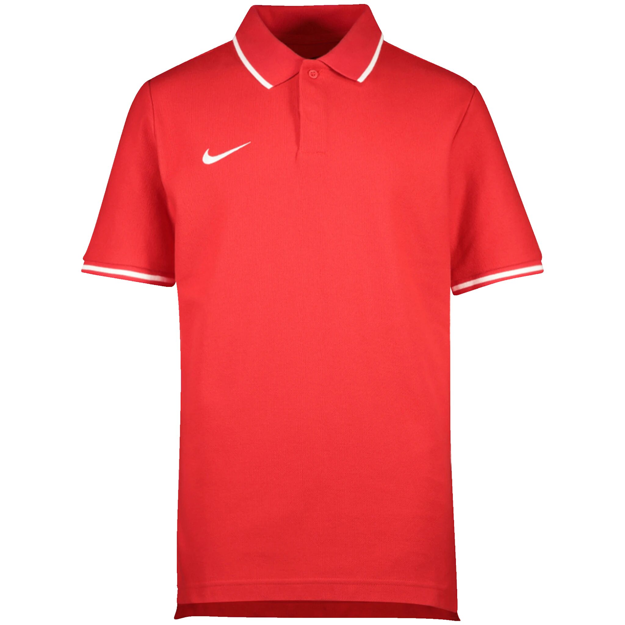 Nike Pikétrøye junior L UNIVERSITY RED/WHITE