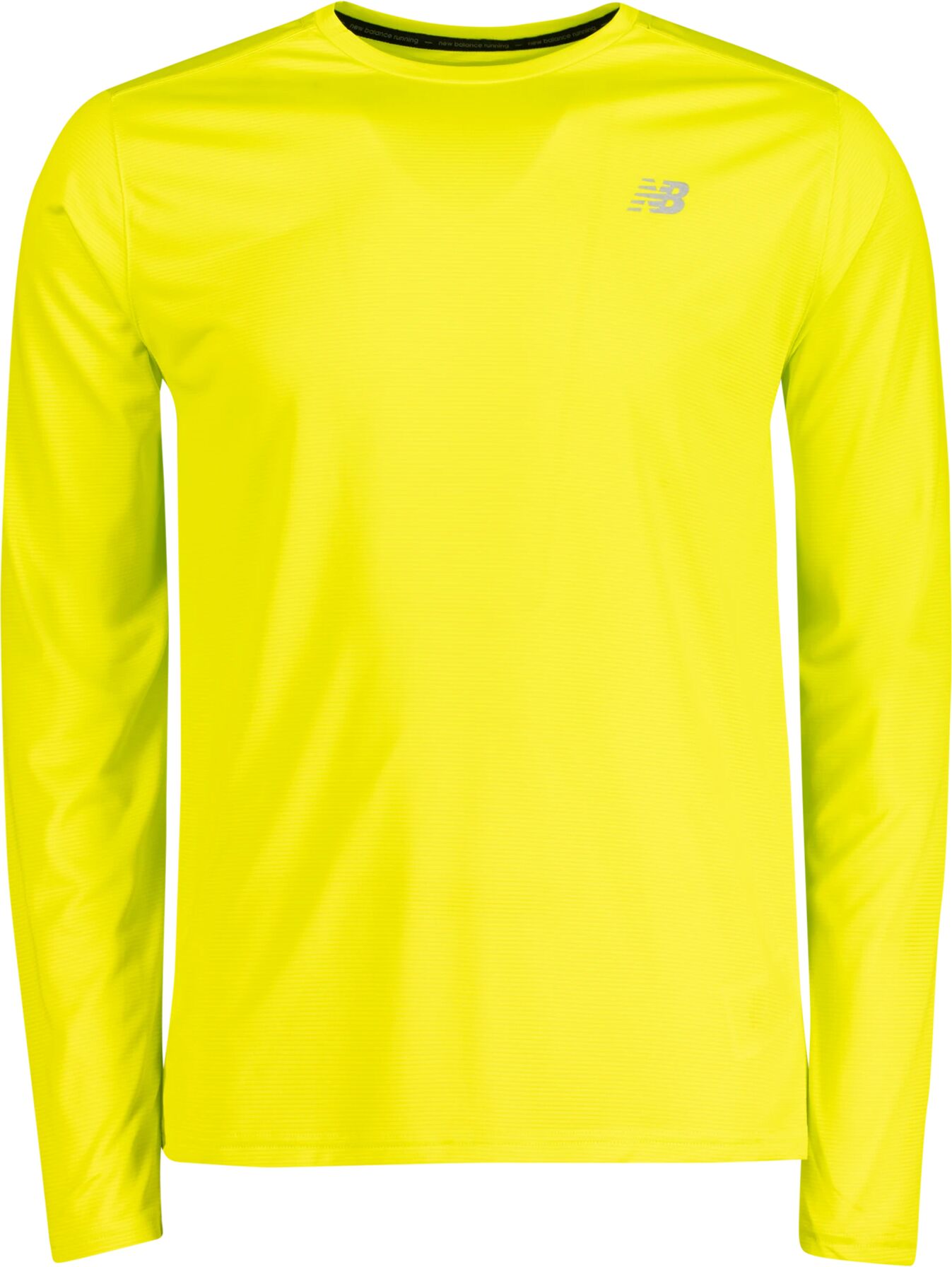 New Balance Accelerate Long Sleeve, treningstrøye herre XL Sulphur Yellow