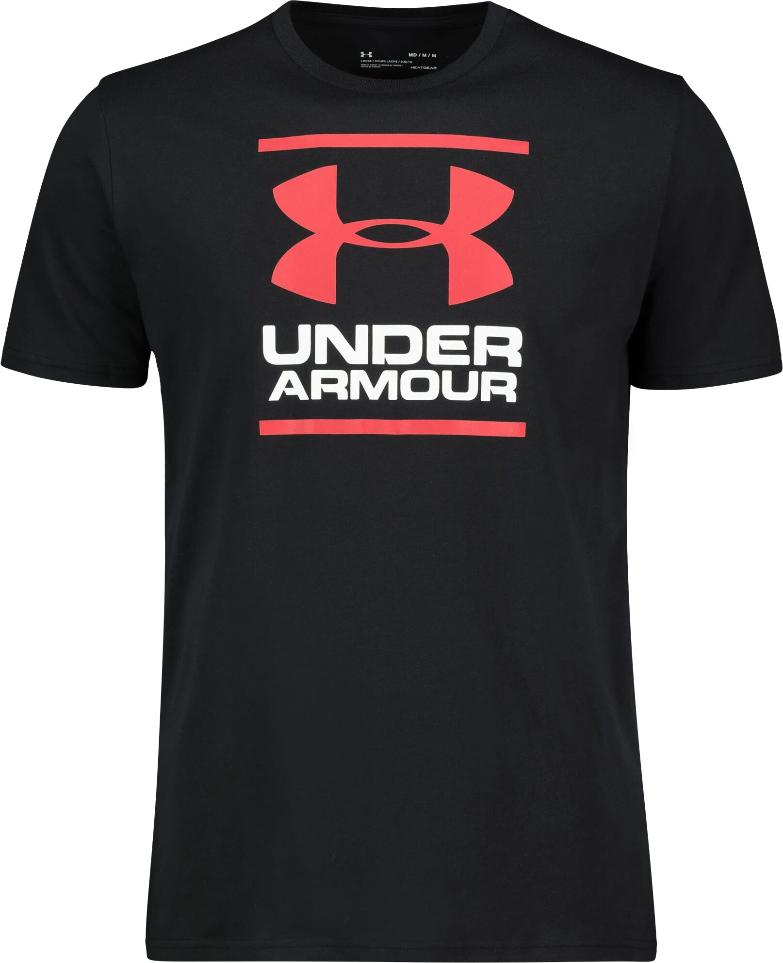 Under Armour Ua Gl Foundations Short Sleeve, t-skjorte herre XXL BLACK/WHITE/RED