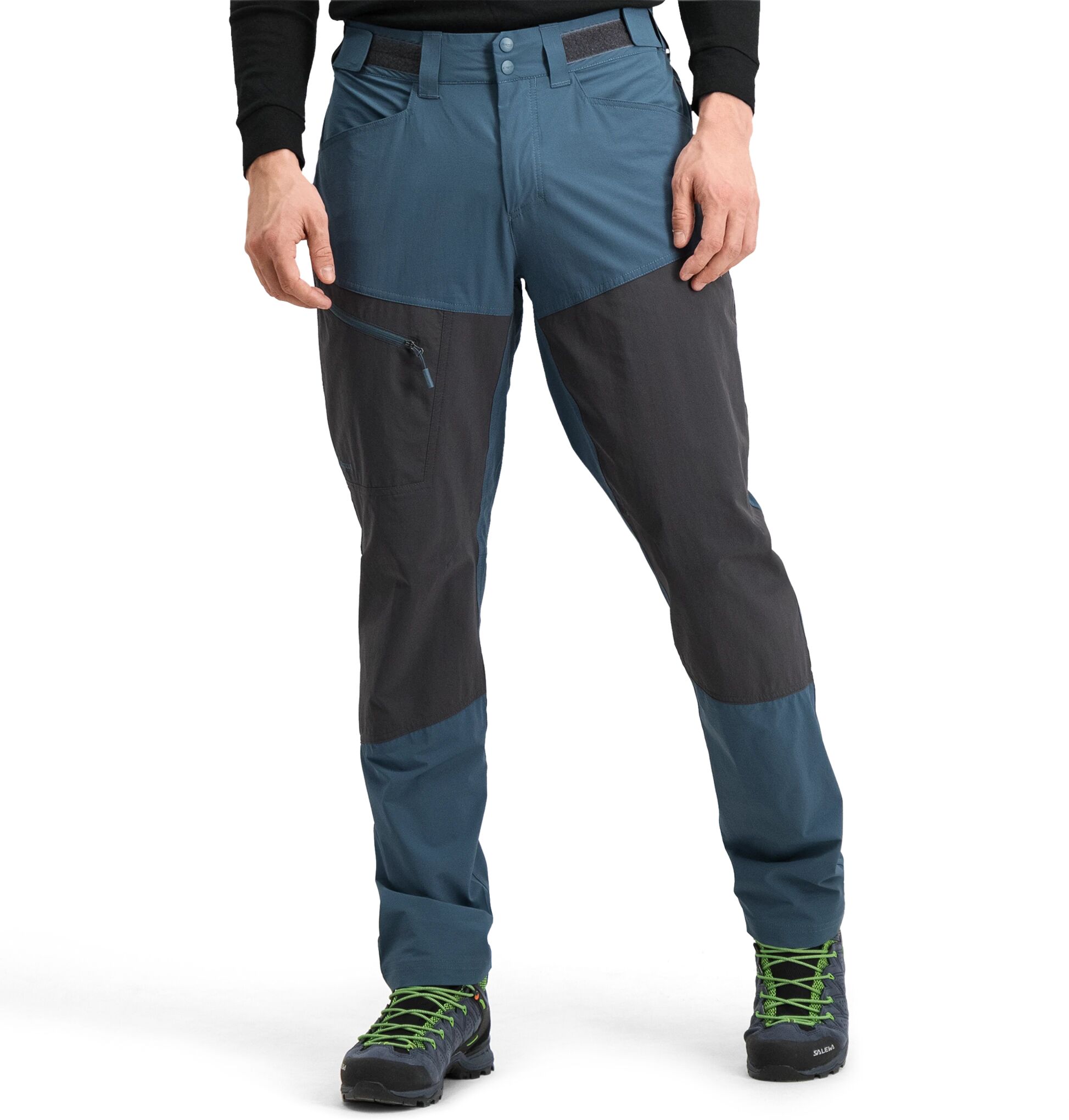 Bergans Romsdal Mtn Softshell Pants, softshellbukse herre L Orion Blue/solid Cha