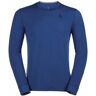 ODLO NATURAL 100 MERINO WARM SUW TOP CREW NECK LS SOLIDATE BLUE GREY MELANGE M  - SOLIDATE BLUE GREY MELANGE - male