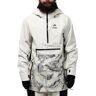 JONES MTN SURF ANORAK GLACIER PRINT MINERAL GRAY S  - GLACIER PRINT MINERAL GRAY - male